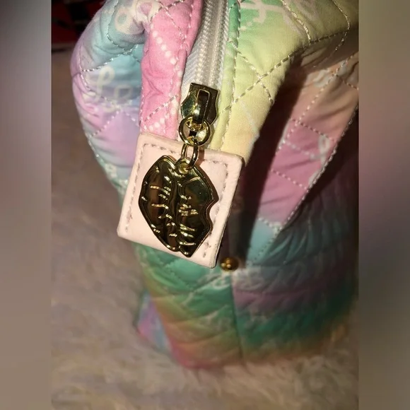 Luv Betsey Betsey Johnson Colorful Pastel Quilted Women's Bag - Picture 10 of 16